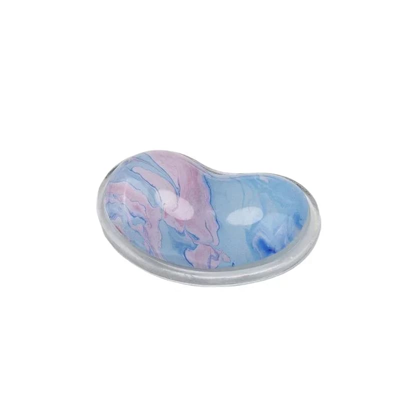 Tappetino per Mouse in Silicone ergonomico Love Heart Mouse da polso per alleviare il dolore supporto antiscivolo tastiera per Mouse in Silicone per Pc