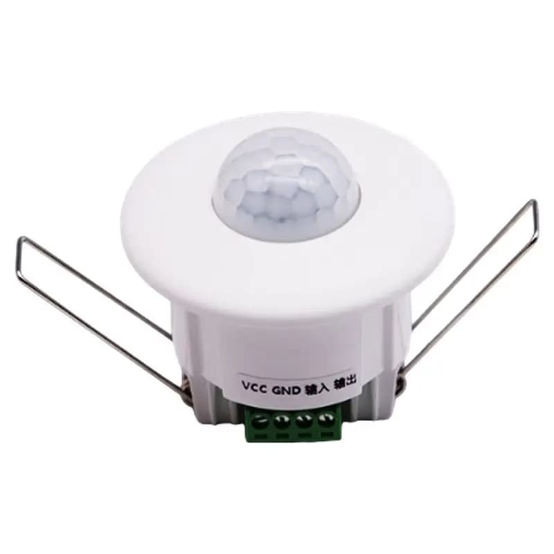Y45A-Motion Sensor Switch 12V-24V Mini Silent Dry Contact Ceiling Embedded Infrared Human Body For Reed Switch Signal