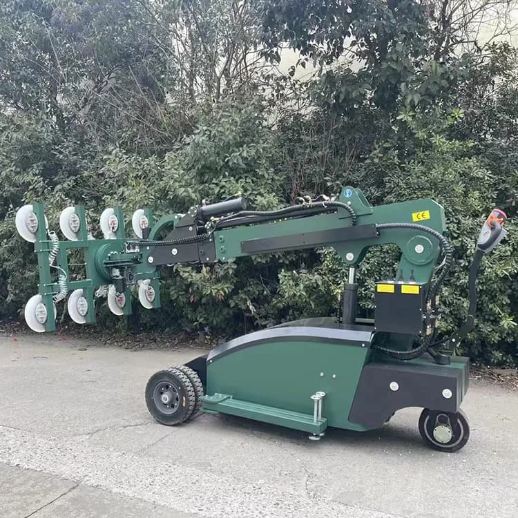 600kg 800kg Mini sollevatore elettrico per vetro sottovuoto sollevatore a ventosa in granito per l'installazione di lastre di marmo