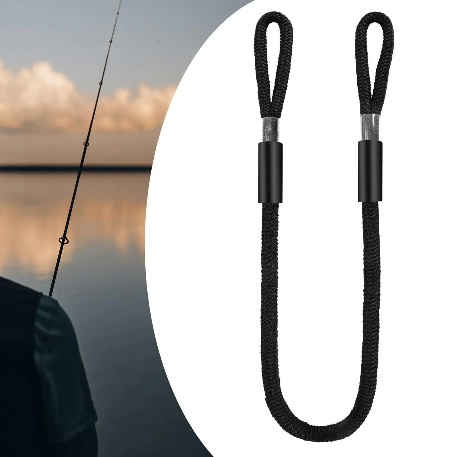3/8 "Dock Line Barca Linea Nylon Grado marino Ad alte prestazioni Barca Corda Docking Corda di ormeggio per il campeggio Yacht Canoa Pesca
