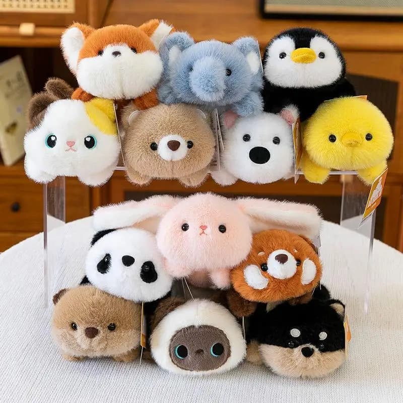 [JT] 1 Pezzo Poggiapolsi in Peluche a Forma di Animale Kawaii, Supporto per Polso a Forma di Topo Carino per Bambini, Decorazione per Scrivania di Casa e Ufficio