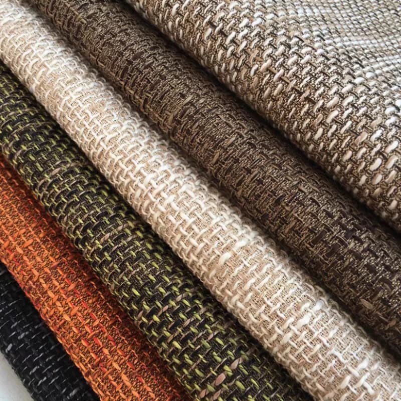High-end cloth cover in raw linen Engineering background fabric for DIY cotton pillow super thick