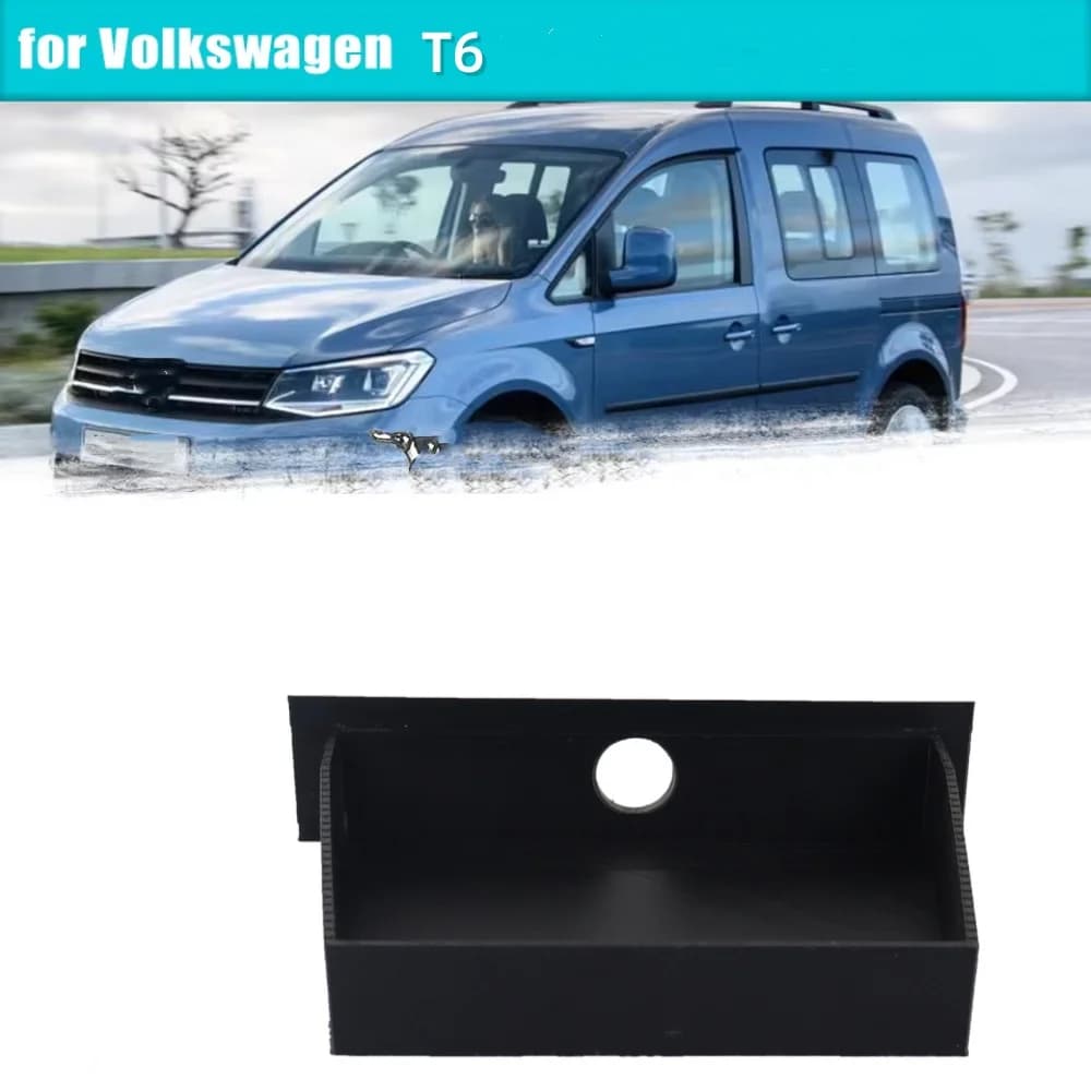 1PC Multi-Function Car Roof Cubby Hole Storage Tray Over The Head Camper For VW T6 Auto Storage Box Easy to Install