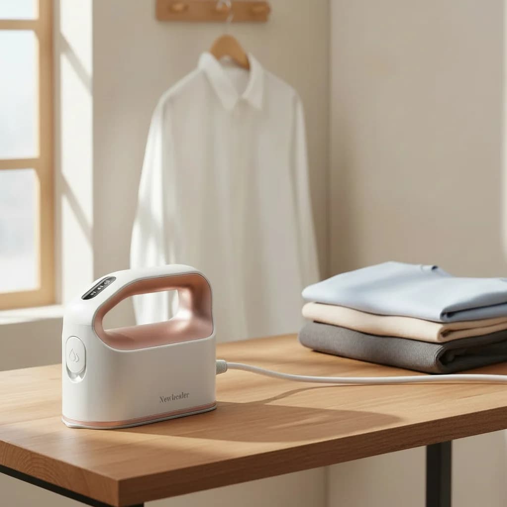 Electric Ceramic Steam Press Iron Machine for Clothes Handheld Portable Garment Steamer with Auto off Feature Household Use