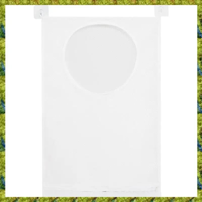UISN 4 packs of bed linen basket to hang on the door with zipper and wide open top, used in the laundry, in the student dorm