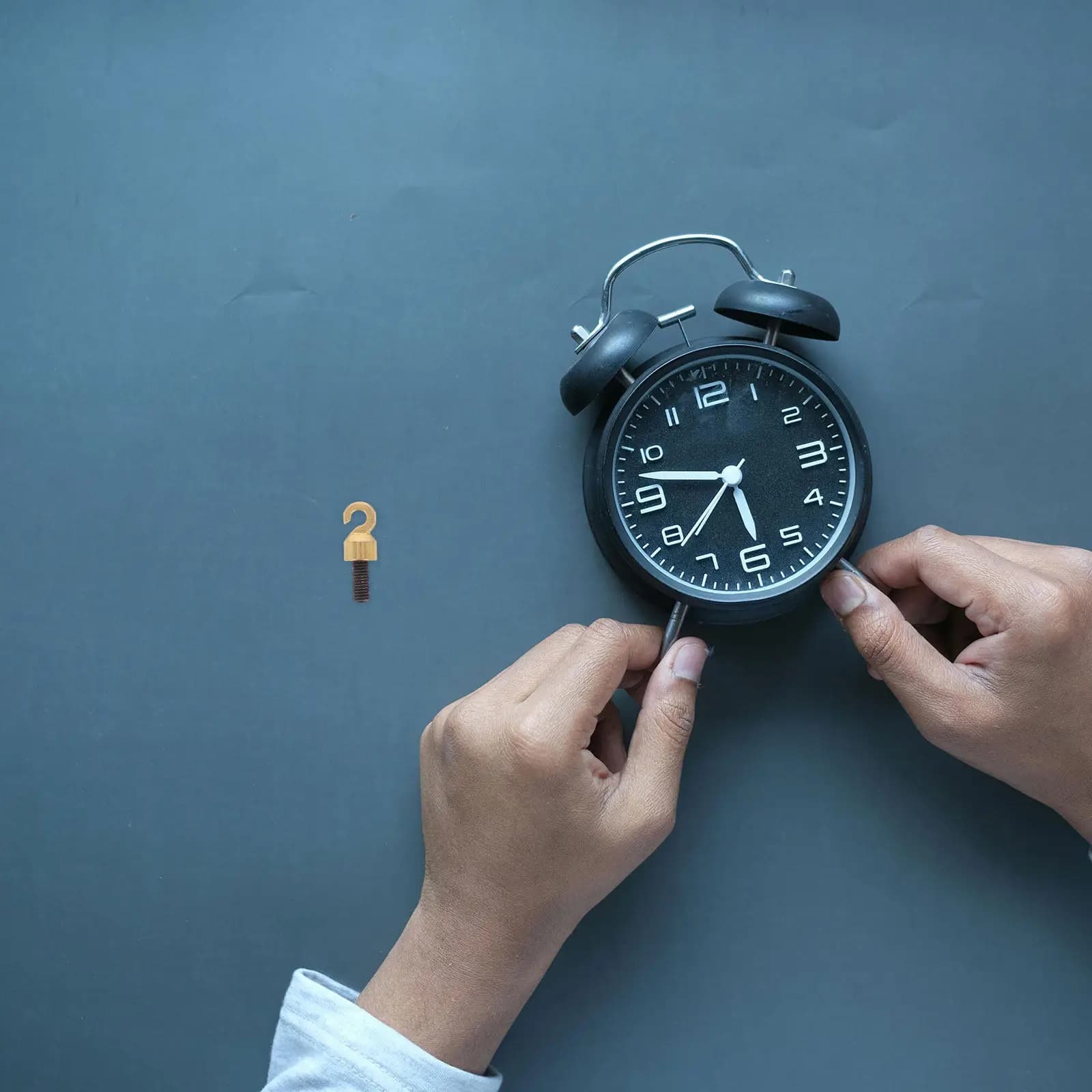 2 Pezzi Gancio per Pesi per Orologio a Pendolo, Gancio Aperto con Filettatura M5 per Supporto Stabile dei Pesi e Sostituzione nella Riparazione di Orologi a Pendolo
