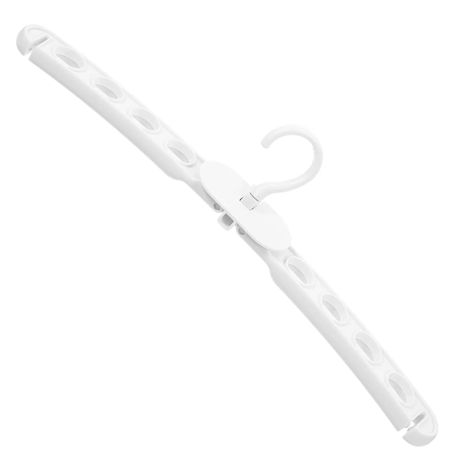 Appendiabiti Pieghevoli da Viaggio Salvaspazio in Plastica Leggeri e Resistenti all'Usura per Pantaloni, Camicie e Calzini