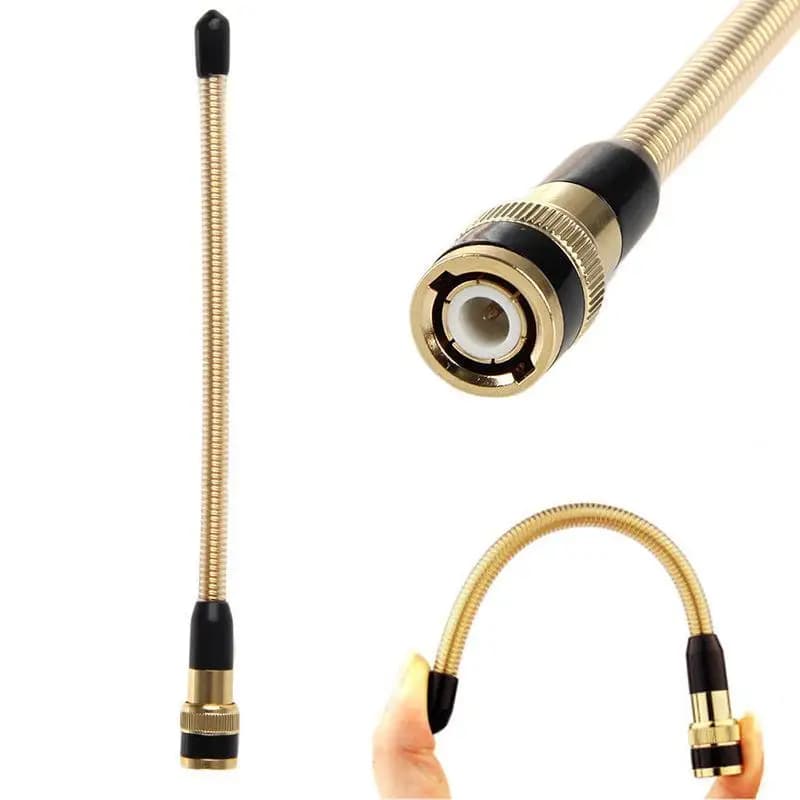 Flexible Spring Radio Antenna 136-174MHz Low Loss Replacement for Handheld Two Way Walkie Talkie Outdoor Exploration