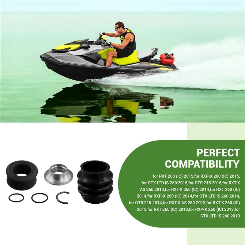 A80X-Per Sea-Doo Seadoo BRP 4-TEC 130/155/185 GTI GTX RXP RXT GTR Anello di Carbonio Guarnizione Linea di Trasmissione Kit di Ricostruzione e Avvio
