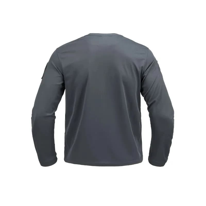 Nuova Maglia Tattica da Uomo Primaverile e Autunnale a Collo Tondo, Manica Lunga, Traspirante, per Lavoro, Sport e Golf