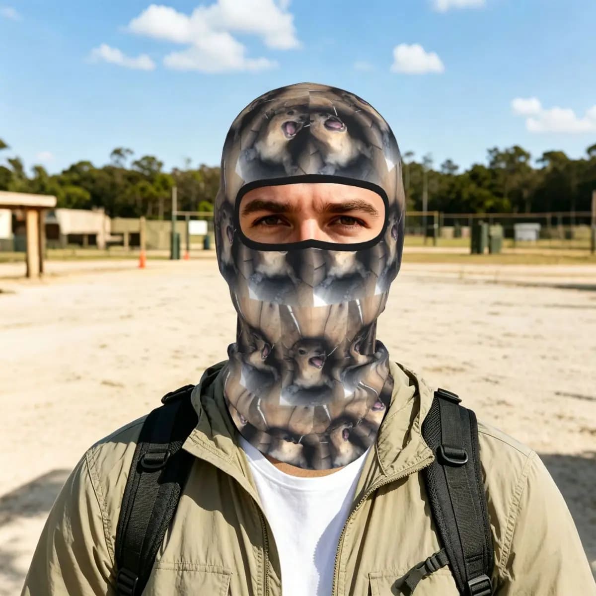 Rock Hyrax Lover Awawa Groundhog Dassi Thin Balaclava Full Face Mask Sun Protection Neck Gaiter For Motorcycle Cycling Outdoor