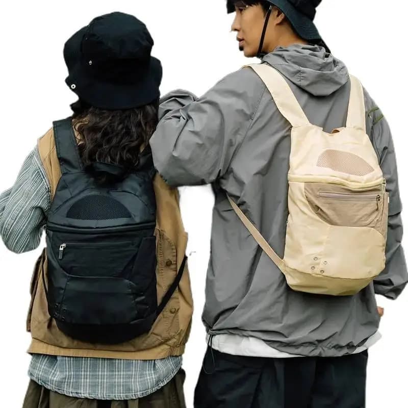 Men's Outdoor Hiking Backpack Ultra-light Nylon Casual Mountain Travel Bag Fashion Simple Design Lightweight Camping Rucksack