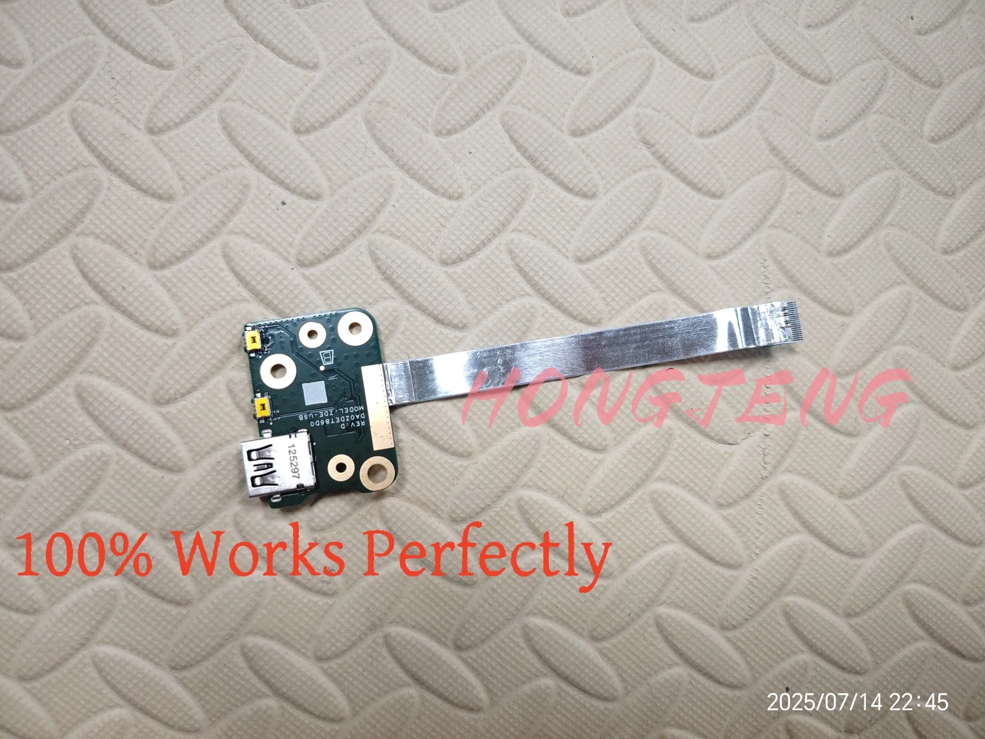 Original USB card for Acer Chromebook Spin CP311-3H with DA0ZDETB6D0 Header Fast Shipping