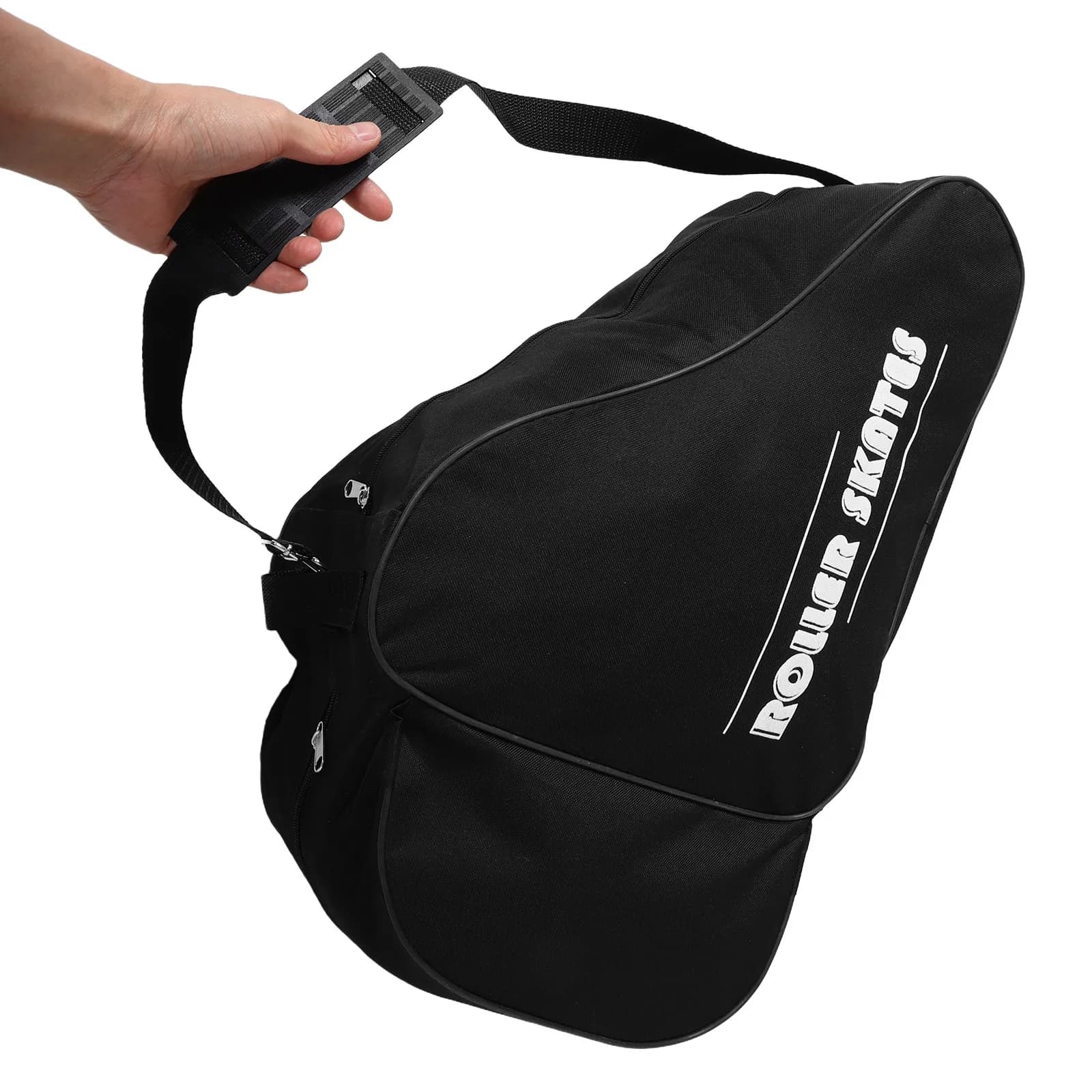 Borsa per Pattini da Ghiaccio, Zaino per Pattini a Rotelle, Materiale Rinforzato, Design Spazioso e Traspirante per Giovani e Adulti