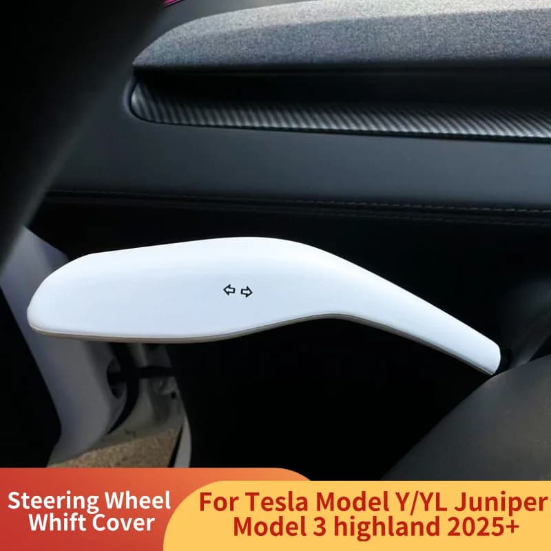 Volante Whift Copertura di Protezione per Tesla Modello 3 Modello Y/YL Juniper 2025+ ABS Colonna Pomello Del Cambio Copertura Accessori Auto