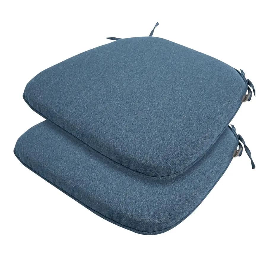 Set of 2 chair cushions, 17x16x patio seat cushion2, U-shaped dining chair cushion 17x16 inch, water resistant, fading resistant