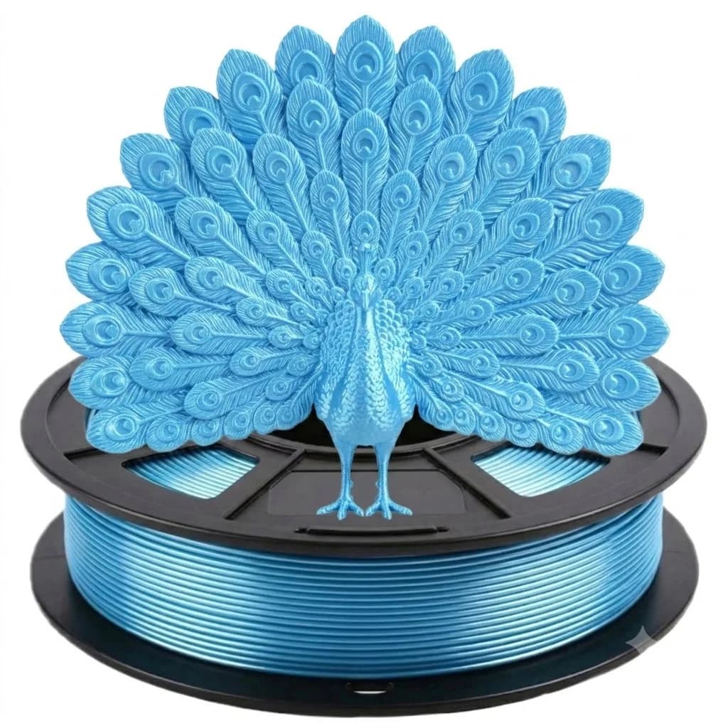 Silk PLA 3D Printer Filament 1.75mm 3D Printing Filament 250g Dimensional Accuracy +/- 0.03mm for Most FDM 3D Printers