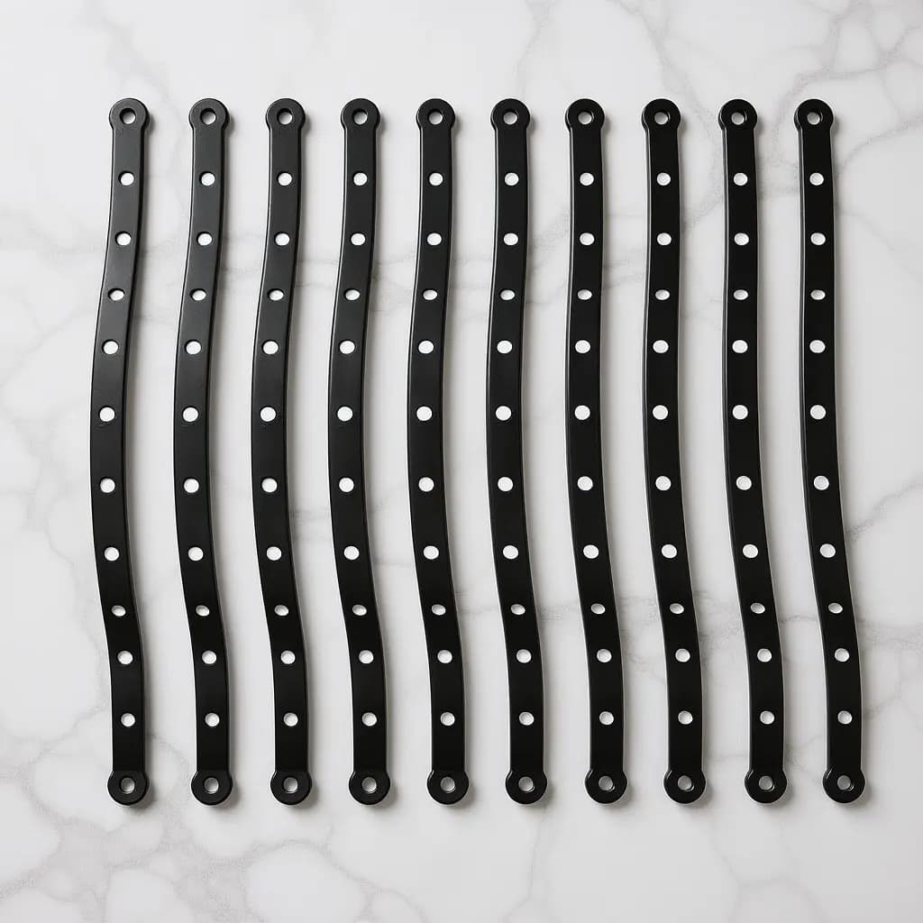 10 Pezzi Connettori per Appendiabiti in Plastica Robusta, Strisce Espositive per Negozi di Abbigliamento, Accessori per Organizzazione e Appendiabiti
