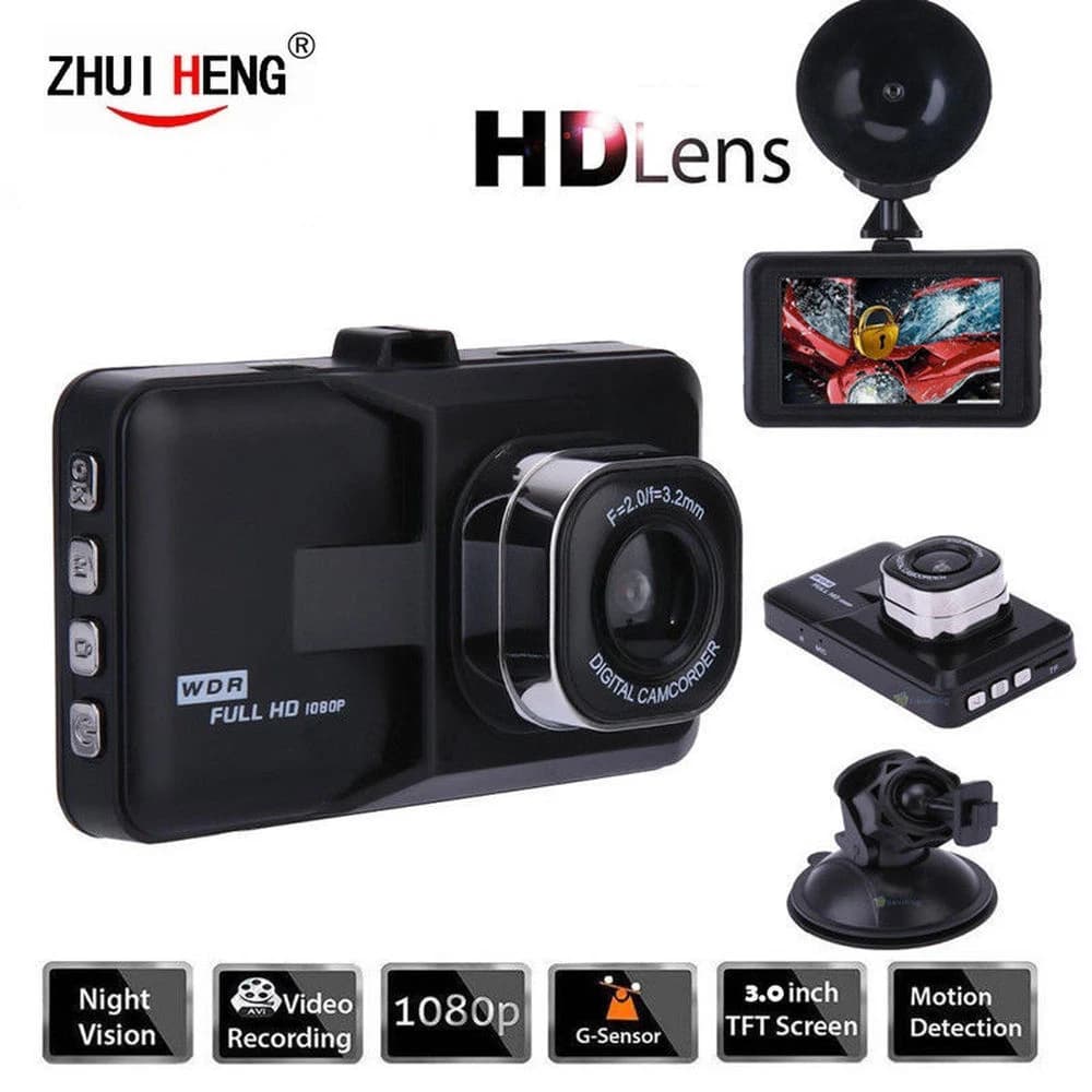 Full HD 1080P Dash Cam videoregistratore guida auto DVR registrazione auto notte grandangolare Dashcam Video Registrar Car dash camera