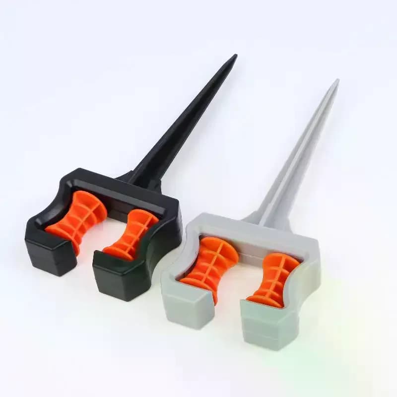 Optimal Watering with Secure Garden Hose Spike Holder for Landscape Setup