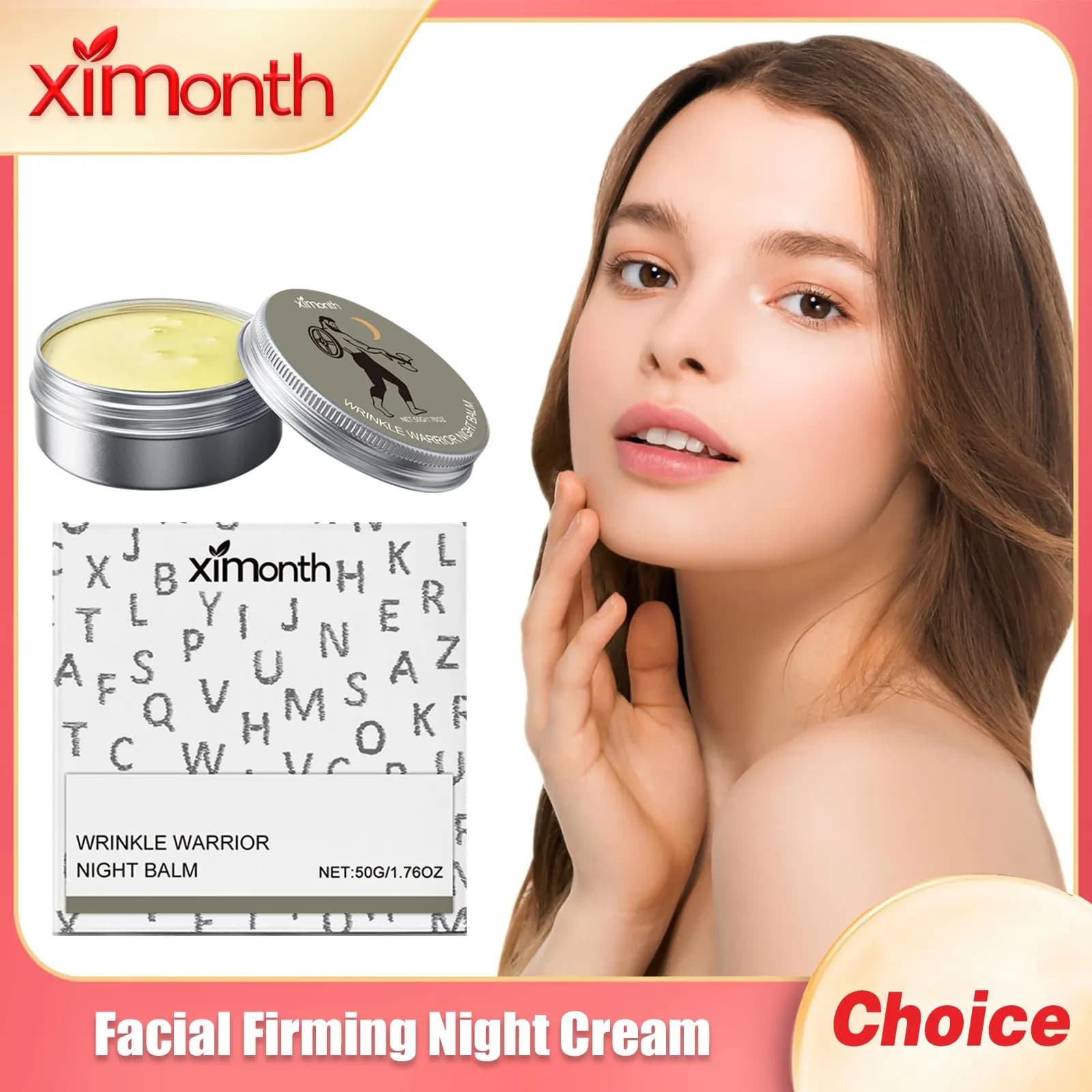 Crema notte rassodante viso migliora illuminare mantenere il sollevamento controllo dell'olio restringere i pori nutrire in profondità la crema idratante viso alla vitamina