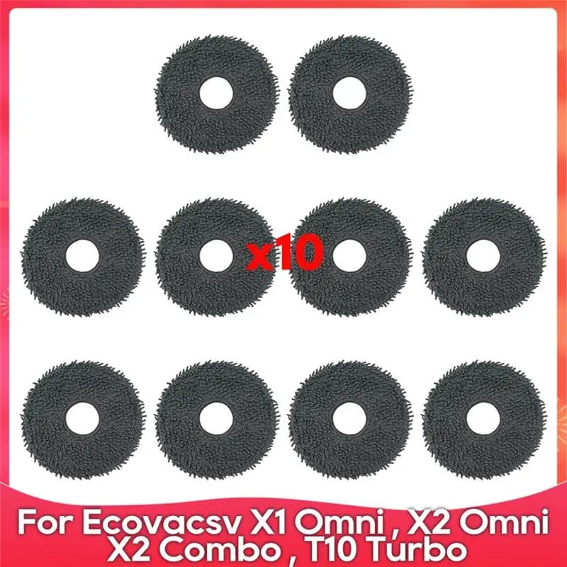 Mop lavabile ABZL per aspirapolvere robot Ecovacs Debot X1 Omni, X2 Omni, X2 Combo, X1 Turbo, T10 Turbo, T20 Omni, X2
