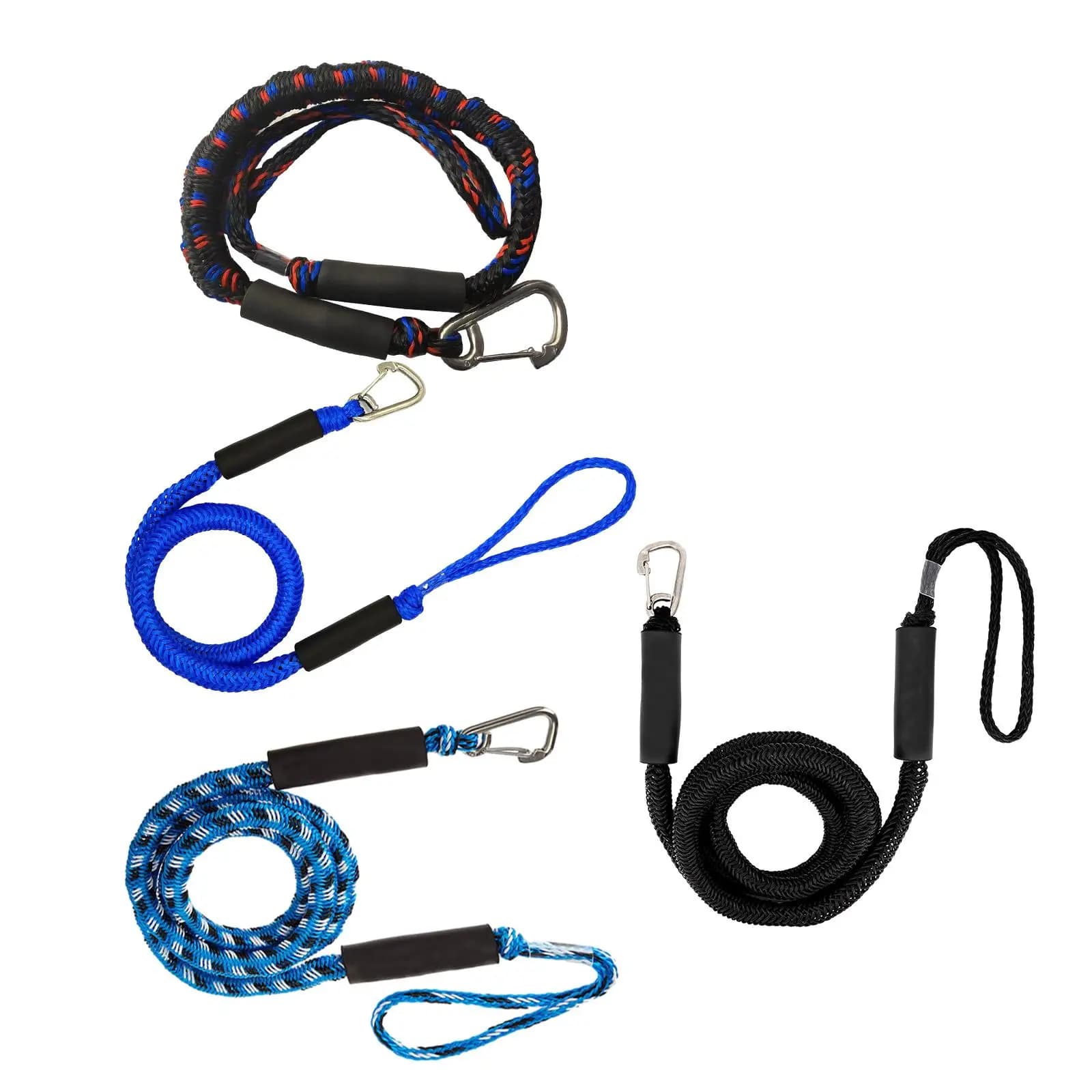 Boat Bungee Dock Line Marine Bungee Cord Practical 4 Feet with Loop Mooring Rope Boat Ties Gadget