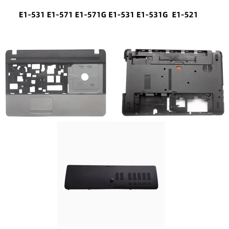 Nuovo Case Superiore, Poggiapolsi, Cover Inferiore, Cover HDD e RAM per Aspir E1-531 E1-571 E1-571G E1-531G E1-521