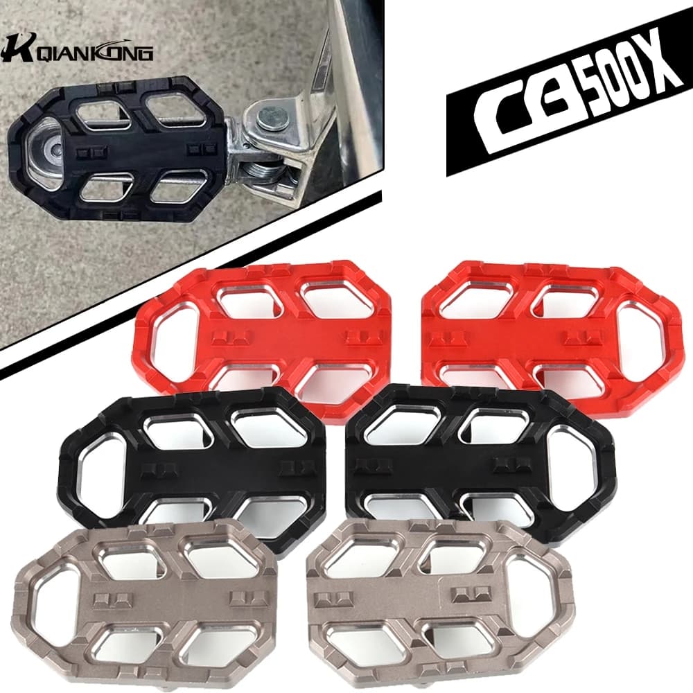 Moto Per HONDA NX400 NX500 NX 400 NX 400 2023 2024 2025 Accessori In Alluminio di CNC Poggiapiedi Pedane Pedane Pedali nx400