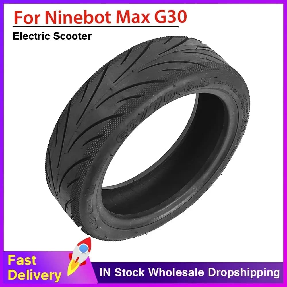 Pneumatico Tubeless CST 60/70-6.5 Pneumatico in gomma per Segway Ninebot MAX G30 Scooter elettrico Parte di pneumatico per ruota anteriore o posteriore da 10 pollici