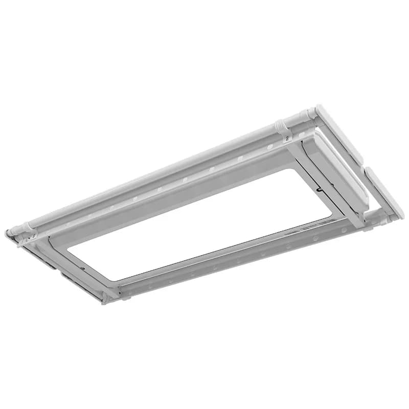 Stendibiancheria Elettrico a Soffitto Ultra-Sottile con Sollevamento Automatico e Illuminazione LED per Balcone