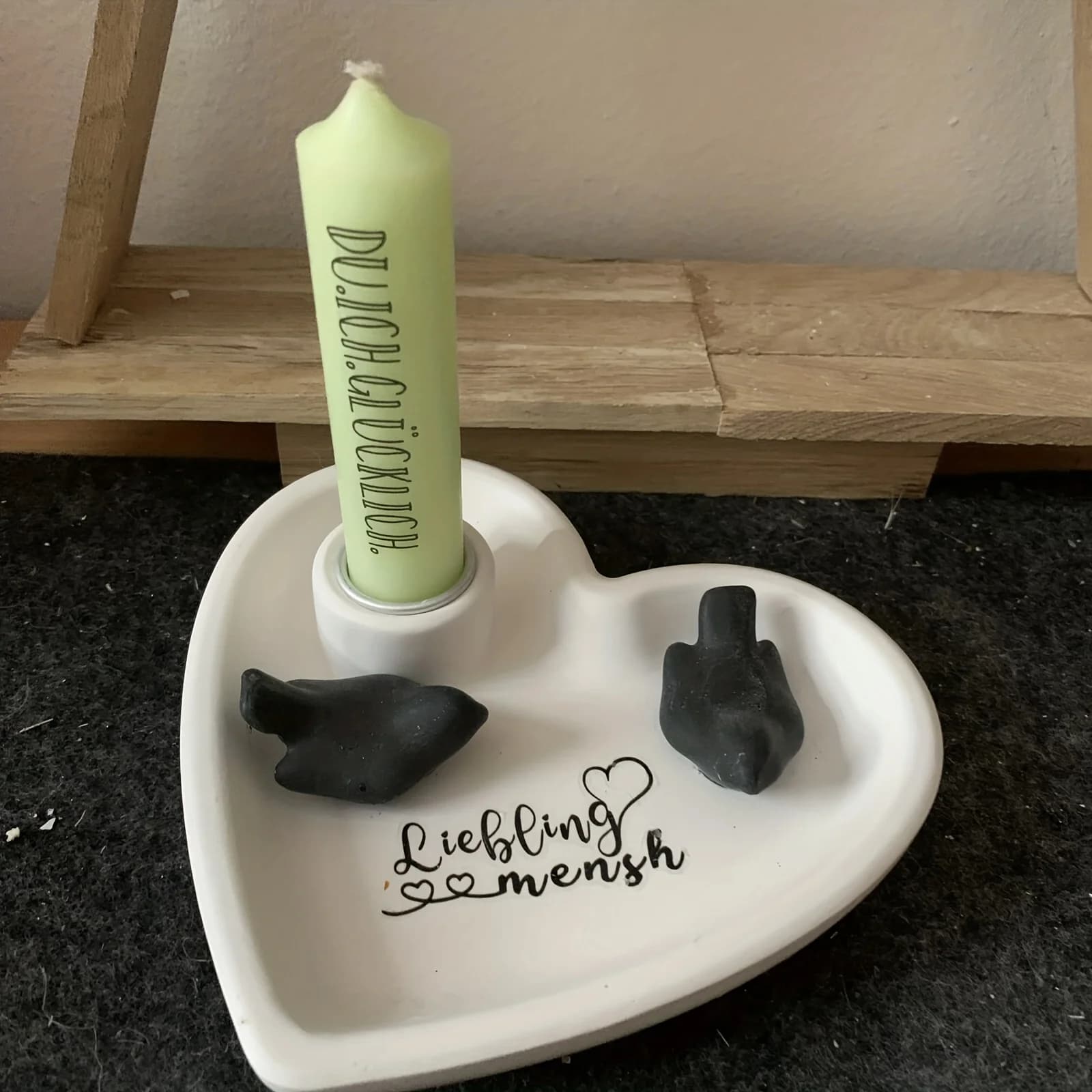 Stampi in silicone per portacandele a forma di cuore per resina di cristallo e gesso - Strumenti per la creazione di decorazioni per la casa di San Valentino