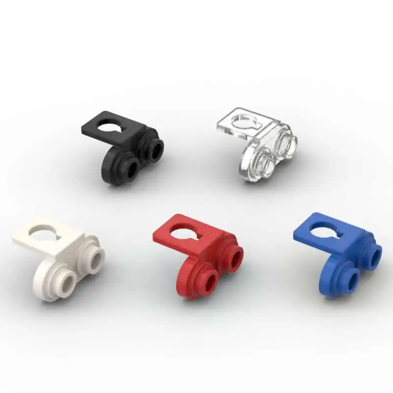 MOC 10PCS 18986 Staffa per il collo con 2 borchie posteriori Kit di blocchi di costruzione Body Wear Mattoni fai da te Giocattoli di particelle Bambini Regalo di compleanno per bambini