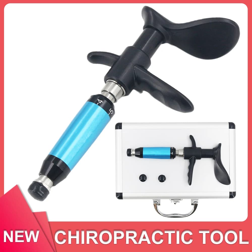 300N Chiropractic Adjustment Tool Manual Massage Therapy Spine Correction Tools 6 levels 2026 New Massage Gun Vertebral Adjustment