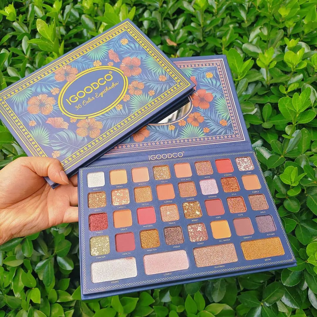 Flower Mermaid Eyeshadow Palette 36 colori Matte Shimmer Chameleon Women Beauty Eye Shadow Flowers known Makeup