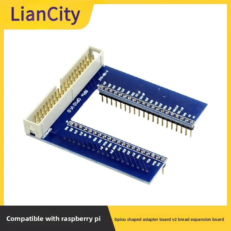 GPIO U-Adapter V2 Expansion Card Compatible with Raspberry Pi 2/3 Generation B and 2 Generation B+