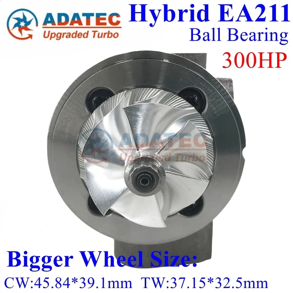 Cartuccia Turbo con Cuscinetti a Sfera EA211 300HP 04E145702H 04E145702G 16389700000 Turbina CHRA per Audi A3 Q3 1.4 TSI CSSA CSTA DBVA