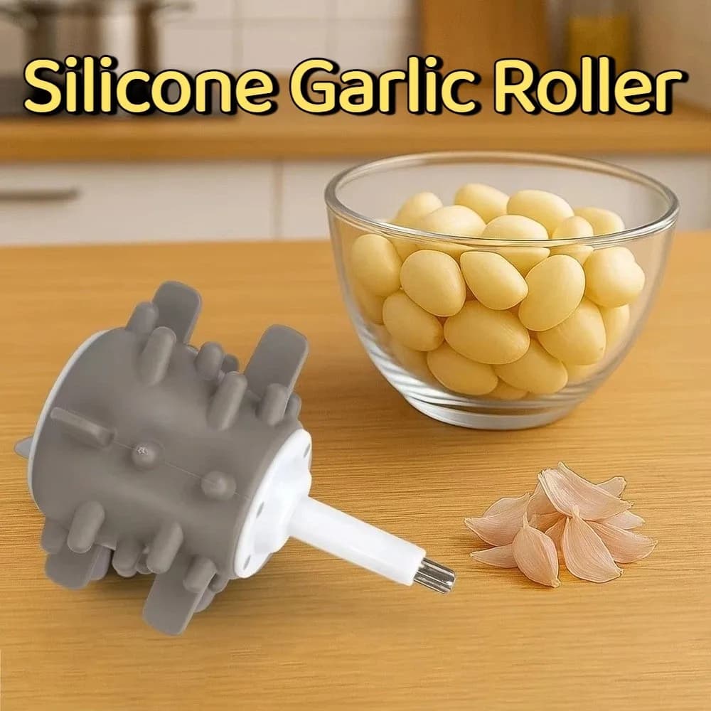 Quick Peel Silicone Garlic Roller 2L/3L Odor Free Garlic Peeling Chopper Reusable Keeps Garlic Cool and Dry