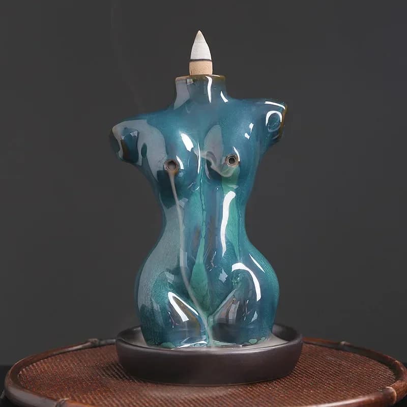1pc Creativo Drago Bruciatore di Incenso Della Mascotte Cinese Fatto A Mano In Ceramica Bastone di Incenso Titolare Home Office Decor (Senza Incenso)