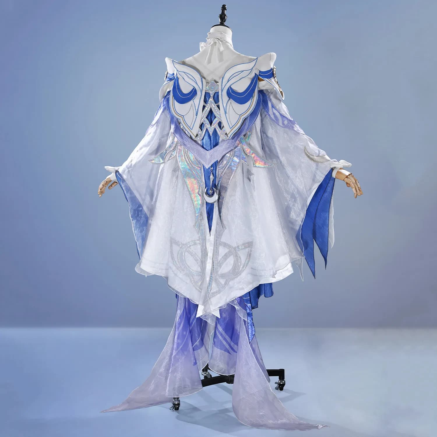 Costume Cosplay Genshin Impact Columbina Set Completo Abito da Principessa per Halloween Natale Gioco di Ruolo Donna 1/3 Delusion