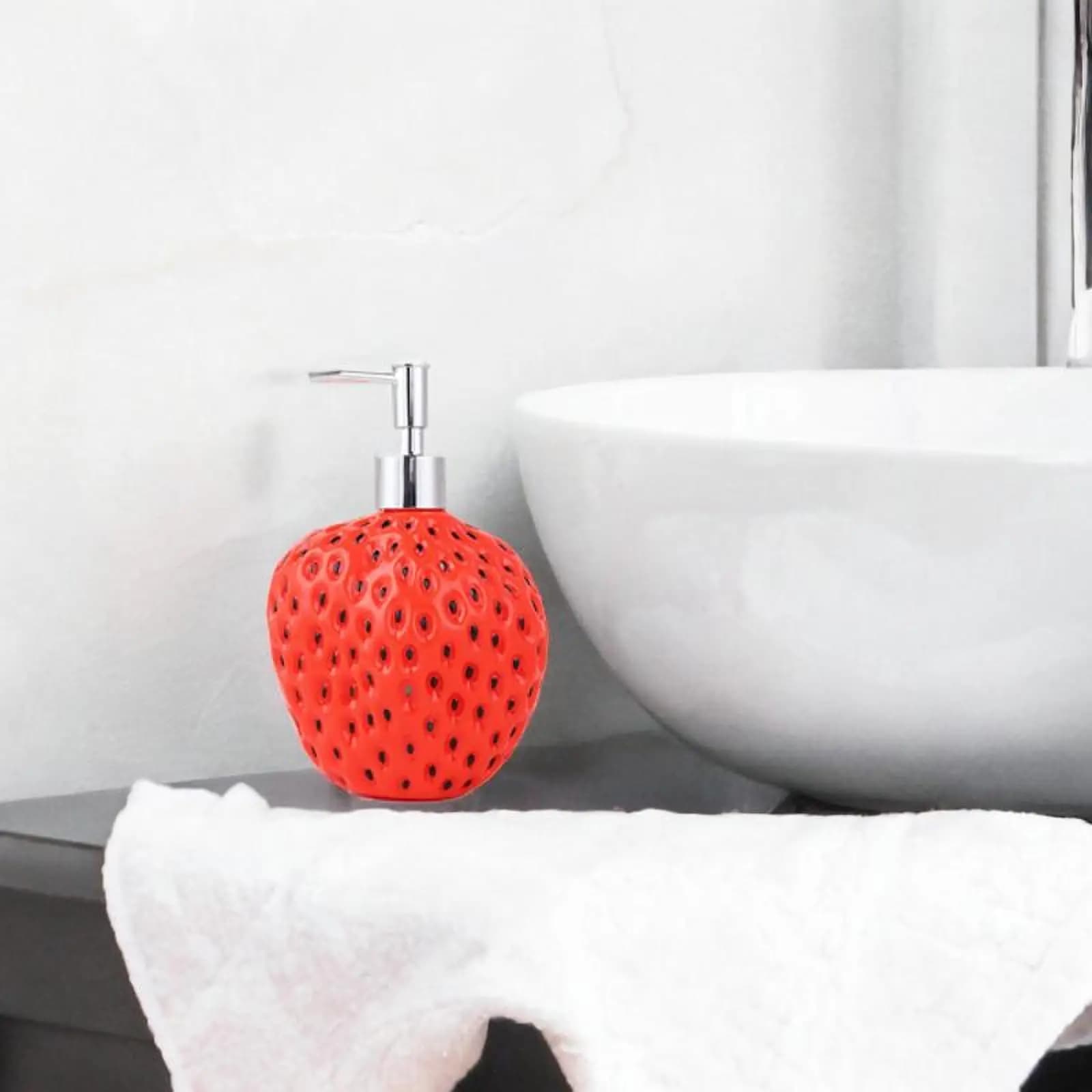 Dispenser di Sapone con Pompa, Elegante e Antigoccia, Contenitore Vuoto Robusto per Sapone da Bancone, Lavanderia, Bagno, Cucina, Hotel