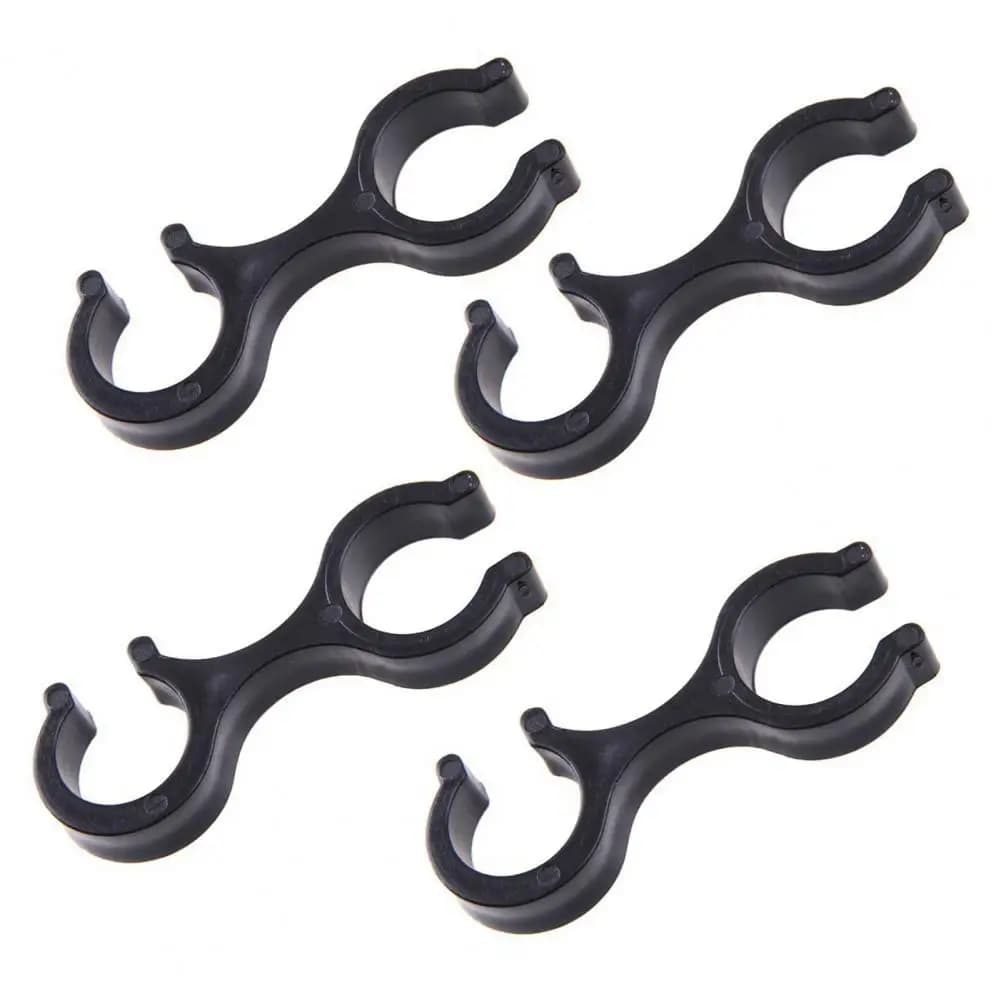 4-piece Outdoor Walking Sticks Connection buckle Clip for climbing rod 8-character non-slip trekking pole Double ring buckle