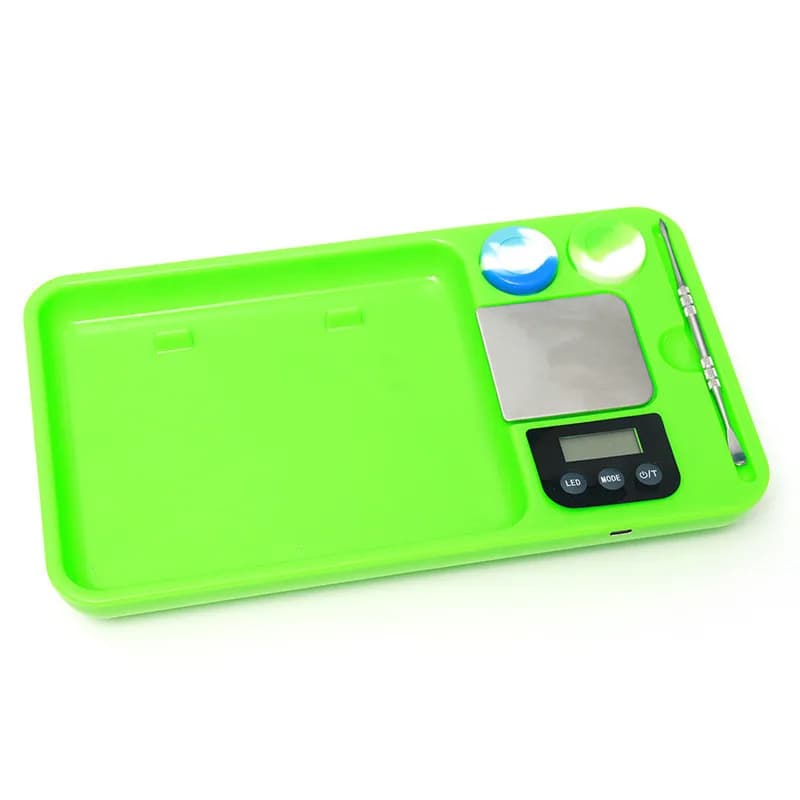 500g/0.01 type-c led high precision digital electronic balancing gram with rotary tray weighing tool