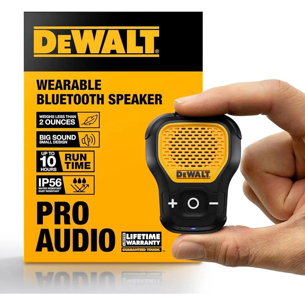 Altoparlante Bluetooth portatile resistente all'acqua con microfono integrato per musica e chiamate (Giallo)