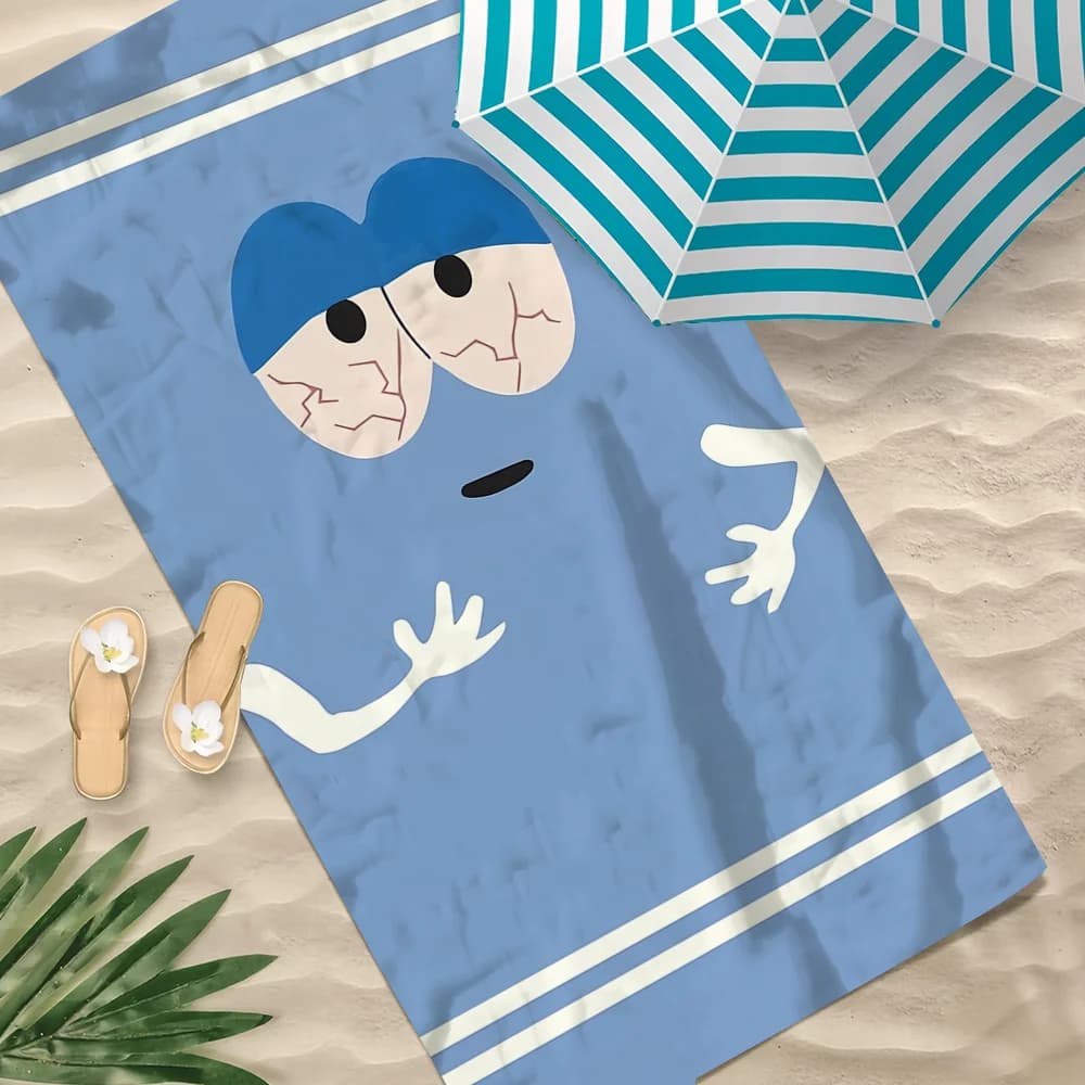 Asciugamano T-Asciugamano divertente cartone animato Regalo morbido per piscina per viaggi Palestra Doccia Campeggio Asciugamano da spiaggia grande sportivo ad asciugatura rapida