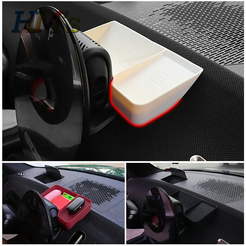 Per Mini Cooper Countryman U25 2024 2025 Schermo per auto in silicone Scatola portaoggetti posteriore Organizzatore Scatola per fazzoletti Accessori per auto