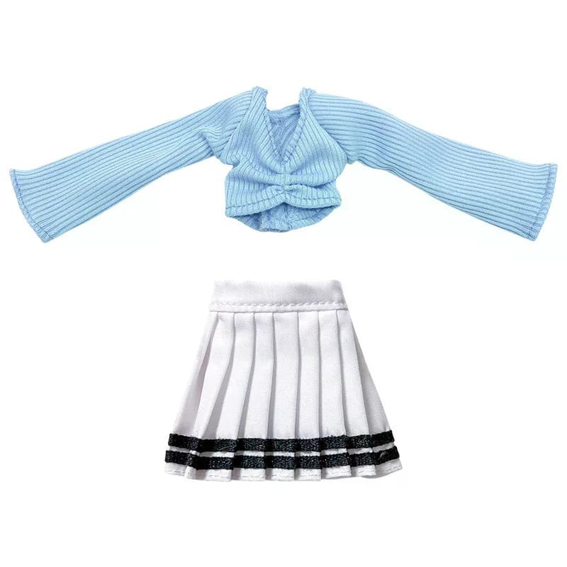 Gonna a pieghe da 30 cm per bambole, completo di vestiti per bambole 1/6, accessori per vestire le bambole, giocattoli per bambini