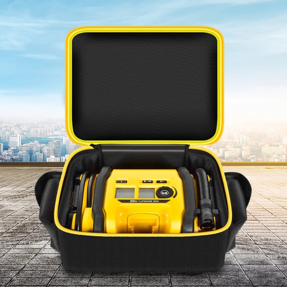 Borsa da trasporto portatile per compressore d'aria Dewalt 20V MAX DCC020IB con tasche esterne