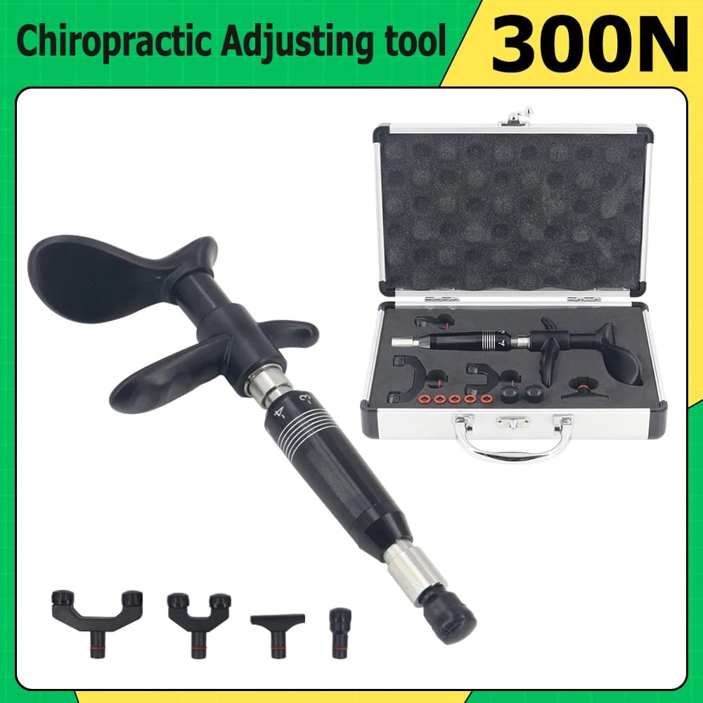 Chiropractic Adjustment Tool 6 Level Manual Massage Gun Correction of cervical spine Healthcare Portable Osteopathic Massage New