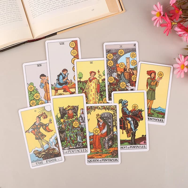 Versione inglese Mazzo di carte Oracle Divinazione misteriosa Profezia Destino Tarocchi Mazzo di carte Carte da tavolo per feste Gioco da tavolo Forniture-B2